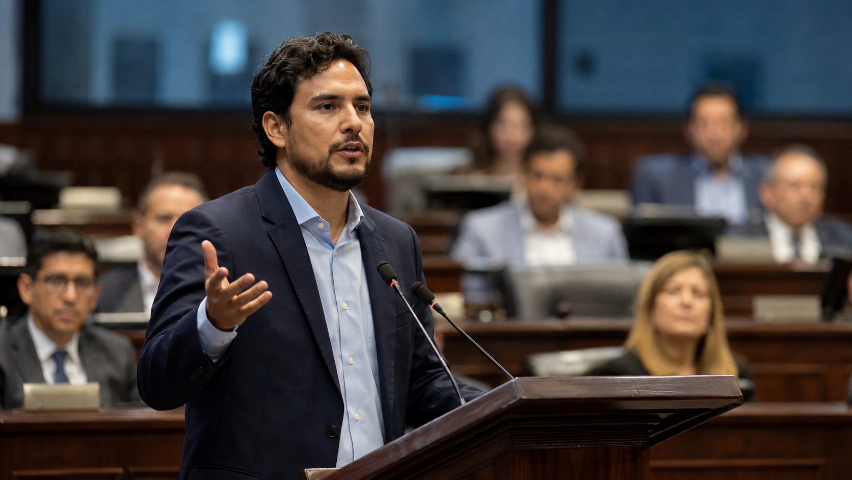 Orador en un ámbito legislativo e institucional
