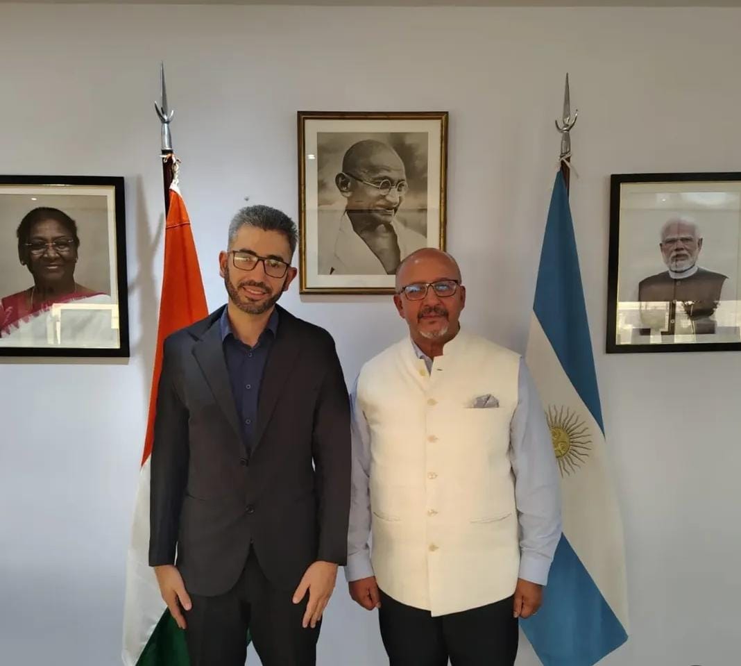 Encuentro institucional con el Embajador de la India en Argentina