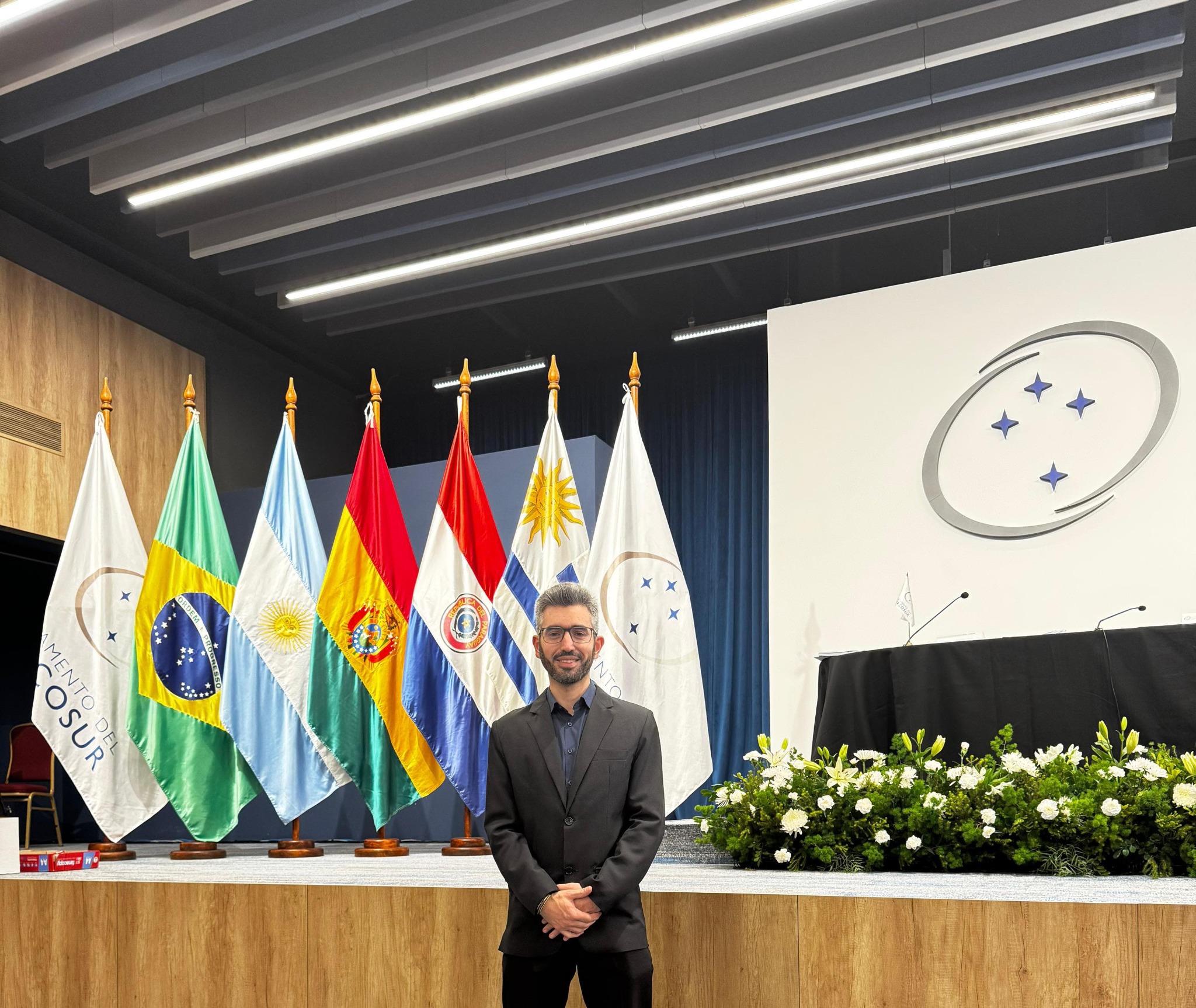 Gustavo Martin en el Parlamento del Mercosur