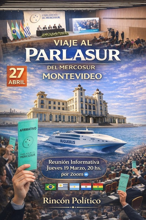 Experiencia de Rincón Político en el Parlasur en Montevideo