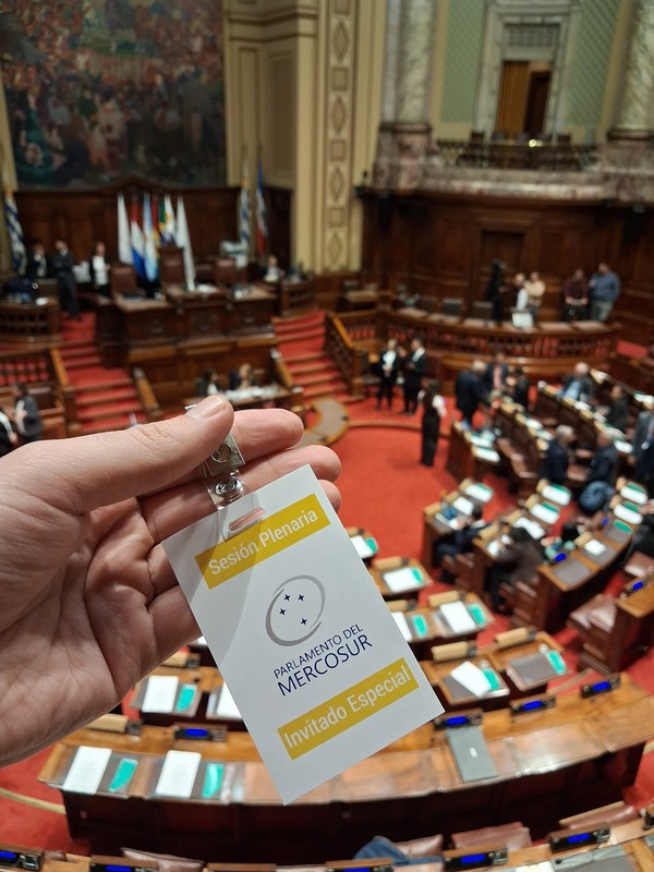 Sesión plenaria del Parlamento del Mercosur